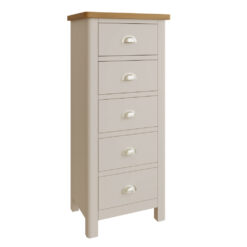 Alternative view of Raleigh 5 Drawer Narrow Chest Truffle