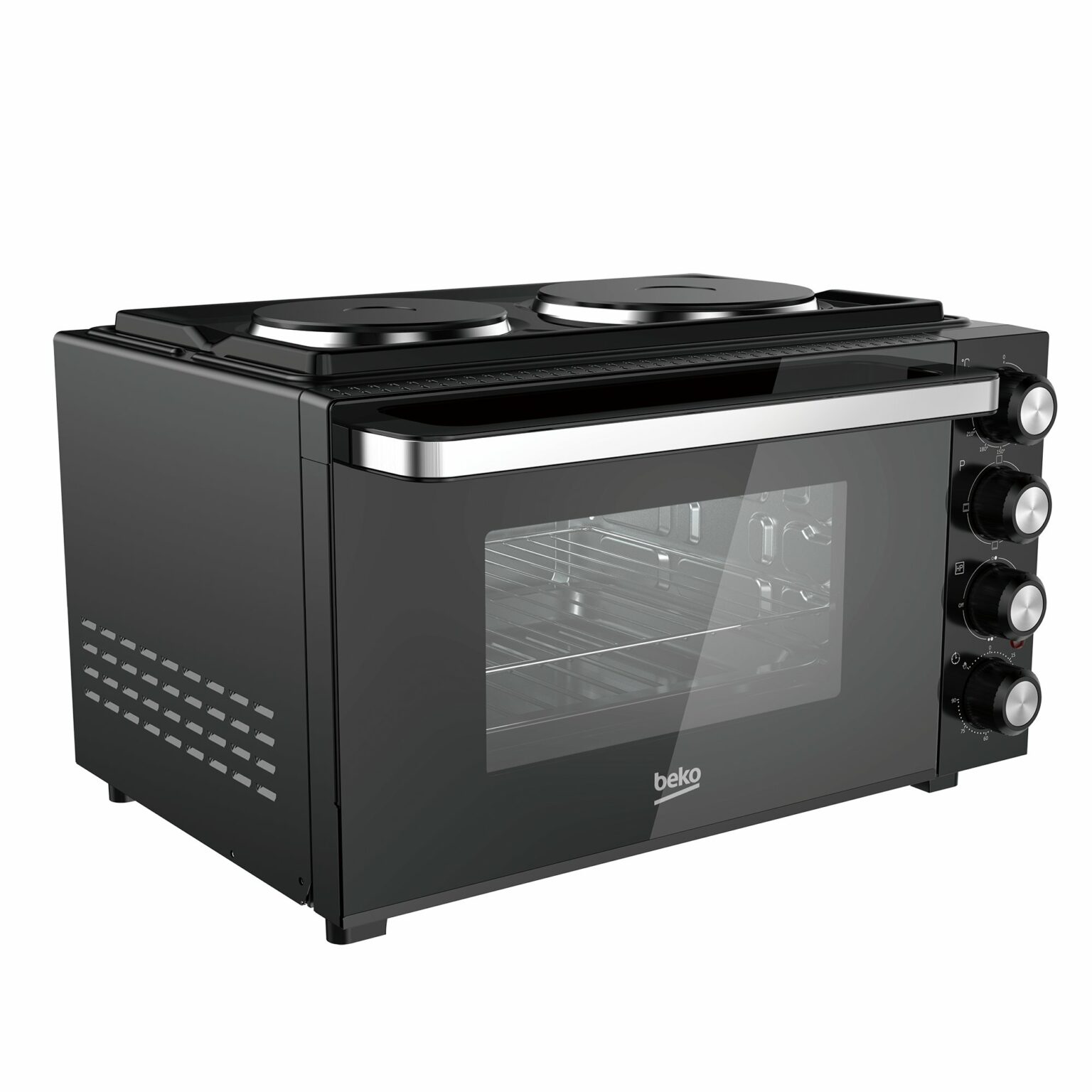 Beko MSH30B 30 Litre Table Top Mini Oven with Twin Hot Plates