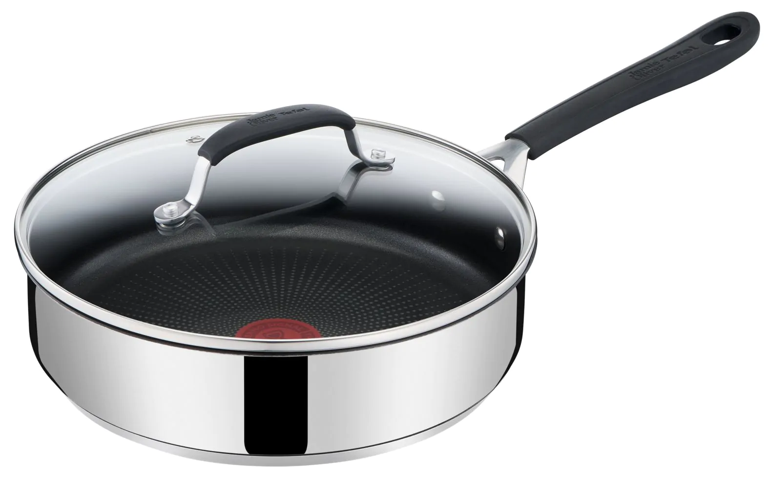Tefal Jamie Oliver by Tefal Quick & Easy Stainless Steel Non Stick  Induction Compatible 24cm Frying Pan