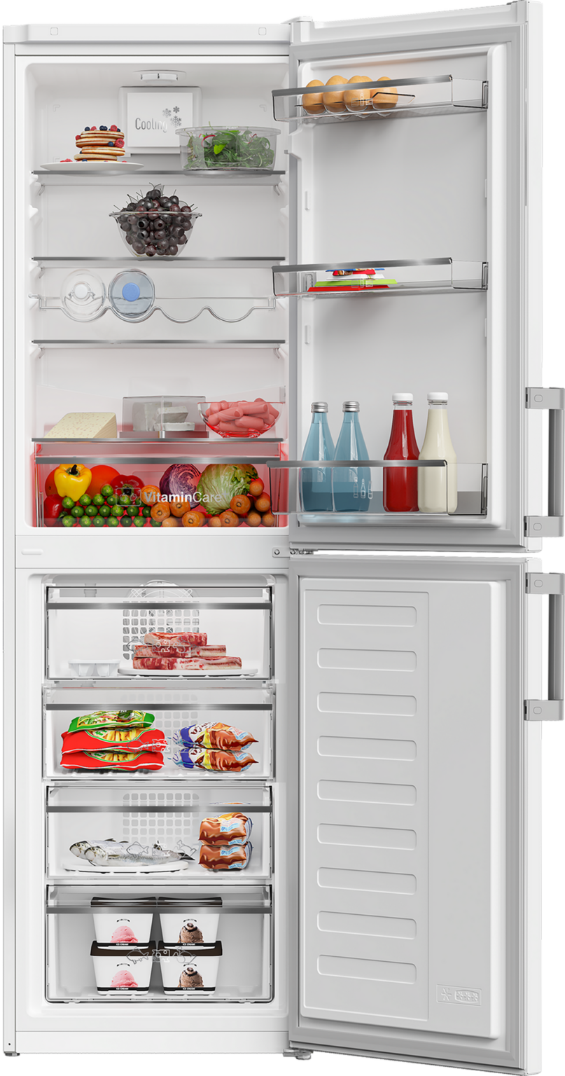 Blomberg KGM4574V 54cm 50/50 Frost Free Fridge Freezer White