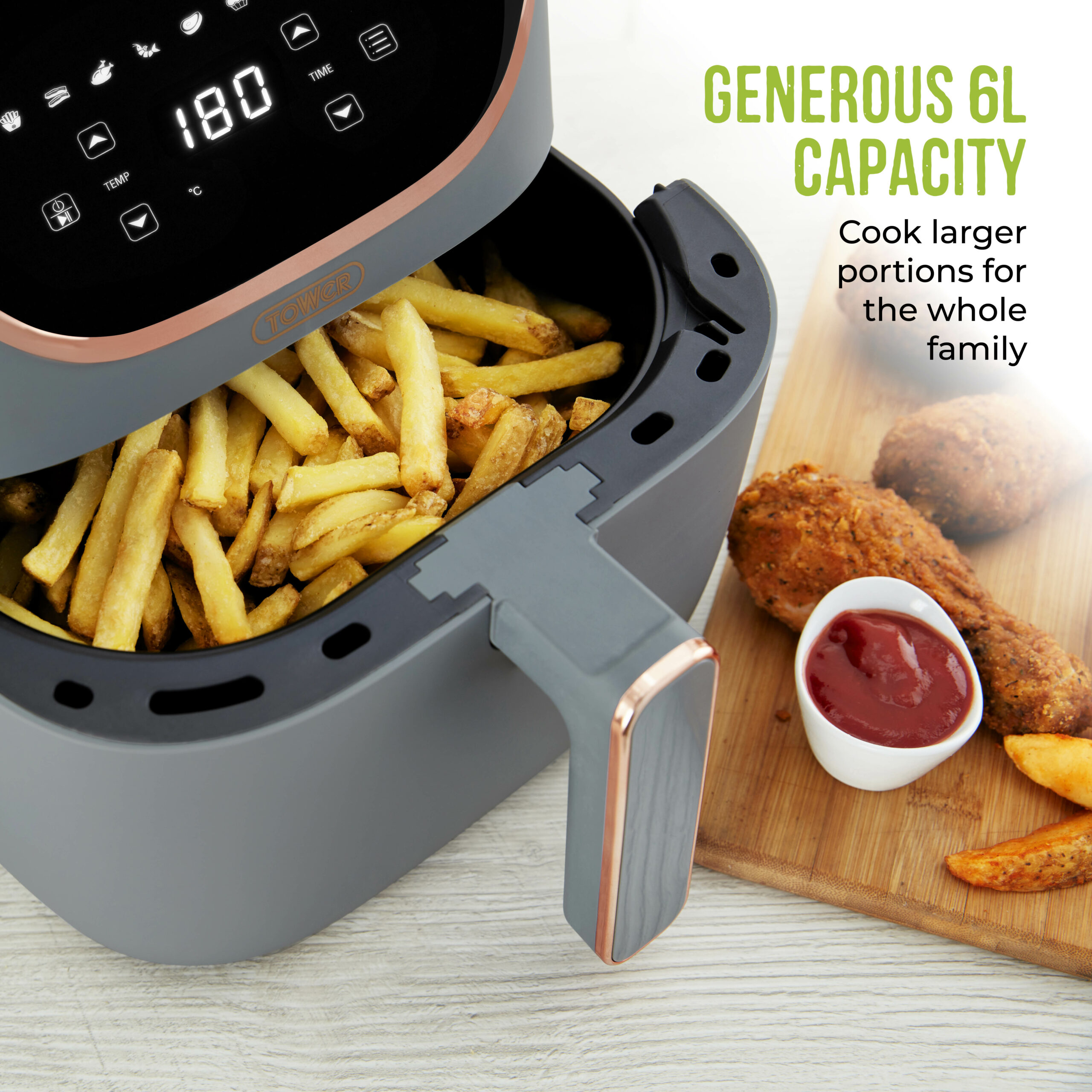 Tower grey air fryer deals
