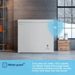 Alternative view of Fridgemaster MCF198E - 198 Litres Chest Freezer - White