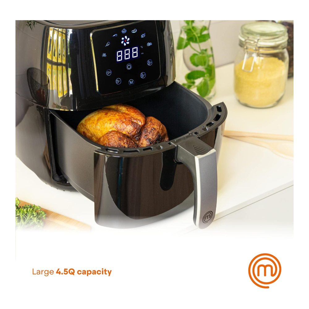 MasterChef 526220 4.5 Litre Air fryer Black Romerils Jersey