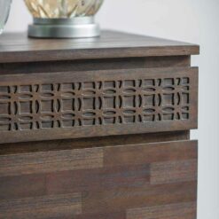 Alternative view of Aswan Retreat 4 Drawer Chest Brown Mango