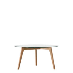 Alternative view of Kyoto Round Coffee Table Oak