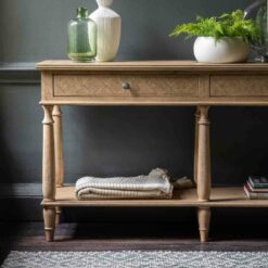 Alternative view of Reims 2 Drawer Console Table Natural