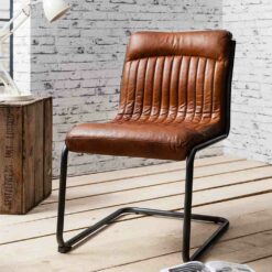 Alternative view of Izmir Leather Chair Brown
