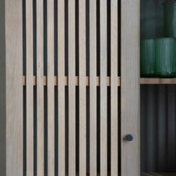 Alternative view of Sapporo 2 Door Cocktail Cabinet Oak