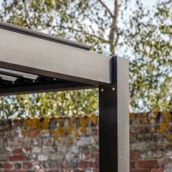 Alternative view of Montana Pergola 4m x 3m Black
