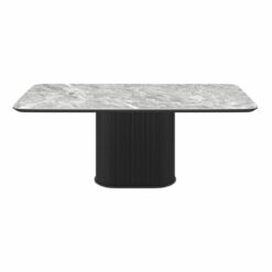 Alternative view of Roberto Gloss Light Grey Ceramic Coffee Table