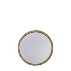 Alternative view of Lysander Mirror Round Small Natural