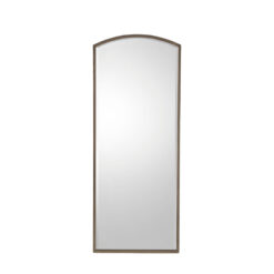 Alternative view of Ramsbury Arch Mirror Antique Silver Large