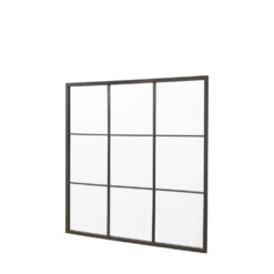 Alternative view of Oaksey Mirror Black Large