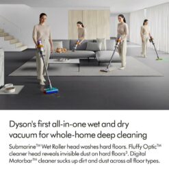 Alternative view of Dyson V15SUBMARINE Detect Submarine Wet & Dry Cleaner - Yellow/Nickel