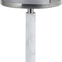 Alternative view of Pacific Midland Brushed Nickel and Grey Marble Effect Table Lamp 30-943-C