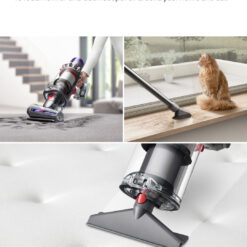 Alternative view of Dyson V15Extra Handheld Stick Vacuum Cleaner INCLUDING Floordok - 60 Minutes Run Time - Nickel/Blue