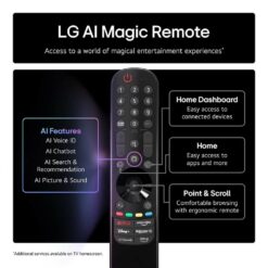 Alternative view of LG 50NANO80A6B.AEK NanoCell 50" 4K UHD Smart TV (2025)