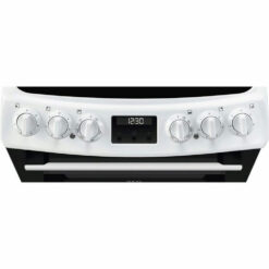 Alternative view of AEG CCX1530ACW 55cm Double Oven Electric Cooker with Ceramic Hob - White