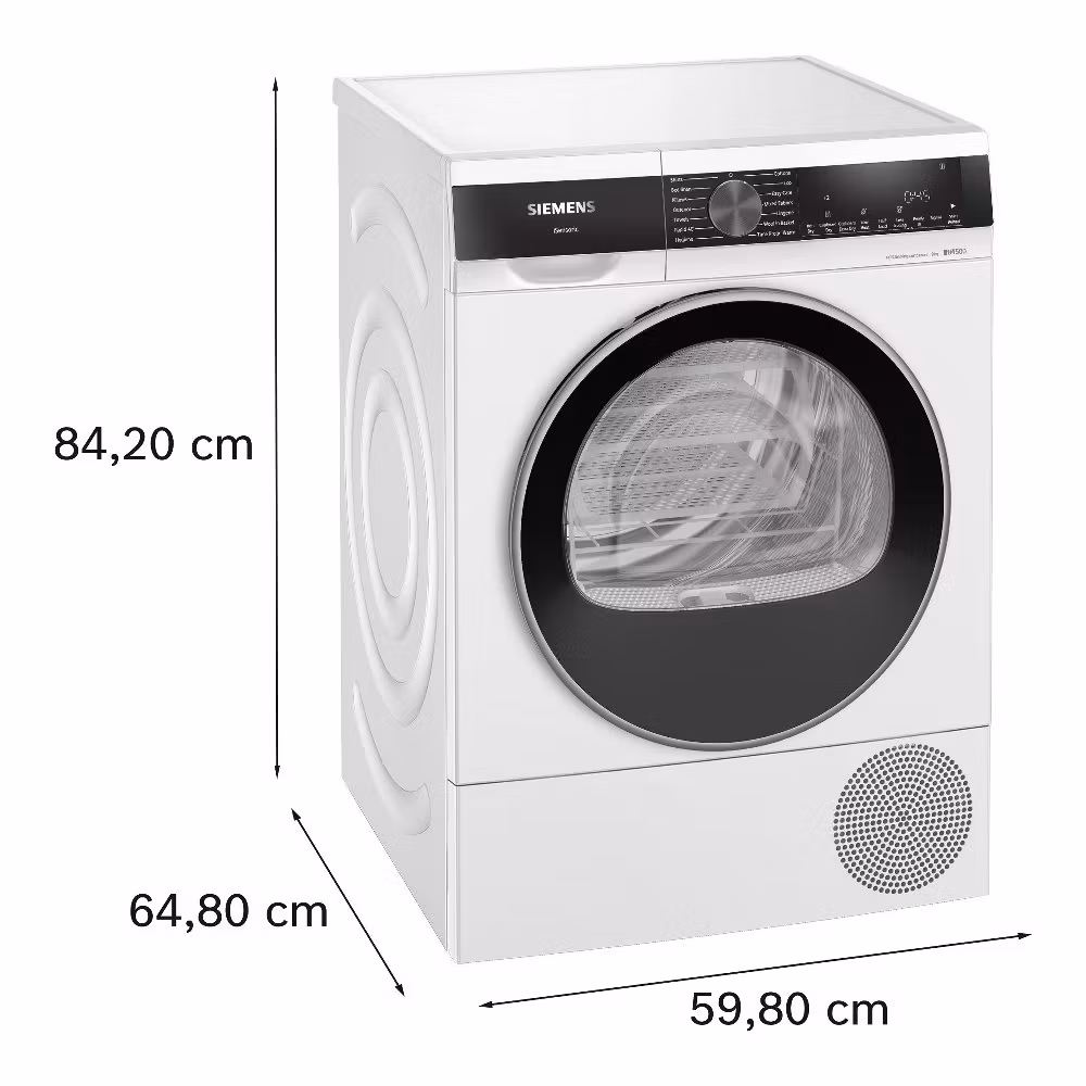 Siemens IQ-500 WQ45G203GB 9Kg Heat Pump Tumble Dryer - White - Image 2
