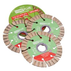 Coreplus Hybrid 115mm Turbo Diamond Blade Triple Pack