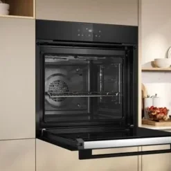 Alternative view of NEFF N30 B2CCJ7AK0B Built In Electric Single Oven - Black