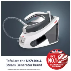 Alternative view of Tefal Express Airglide SV8020G0 Pressurised Steam Generator Iron - Grey / White