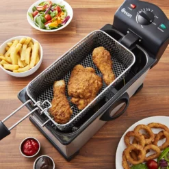 Alternative view of Swan SD6040N 3 Litre Fryer in Stainless Steel - Viewing Window