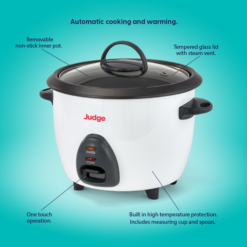 Alternative view of Judge Electricals - JEA106 Rice Cooker -  1lt