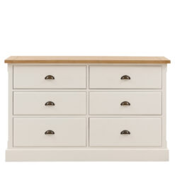 Alternative view of Oxford 6 Drawer Chest White