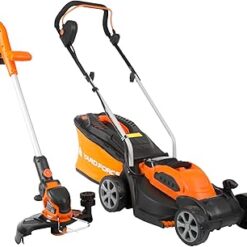 Yard Force 40v Cordless Lawnmower & Grass Trimmer Twin Pack With 1 x 40v Battery