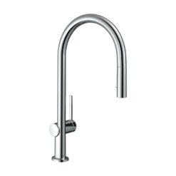 Hansgrohe Talis M54 Single Lever Kitchen Mixer 210, Pull-out Spray 2jet - Chrome