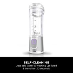 Alternative view of Ninja BC151UKWH Cordless Portable Motorised/Compact Blender - White