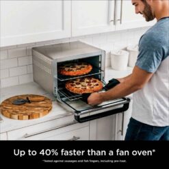 Alternative view of Ninja DT200UK 10 - in - 1 Multifunction Oven - Silver/Black