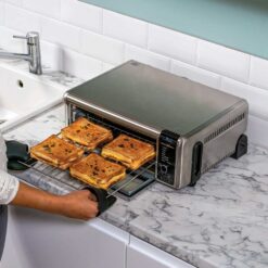 Alternative view of Ninja Foodi SP101UK 10L 8-in-1 Flip Mini Oven - Silver/Black