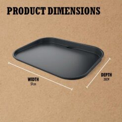 Alternative view of Ninja XSKGRIDPLTEUK Woodfire Electric BBQ Flat Plate - Black