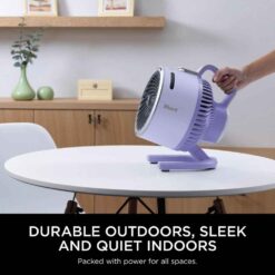 Alternative view of Shark FA050UKLV FlexBreeze TableMate Indoor to Outdoor High-Velocity Tabletop Fan - Lavender
