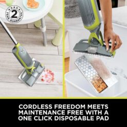 Alternative view of Shark VM200UK VacMop Cordless 2-in-1 with Targeted Spray - 9 Min Run Time - Charcoal Grey