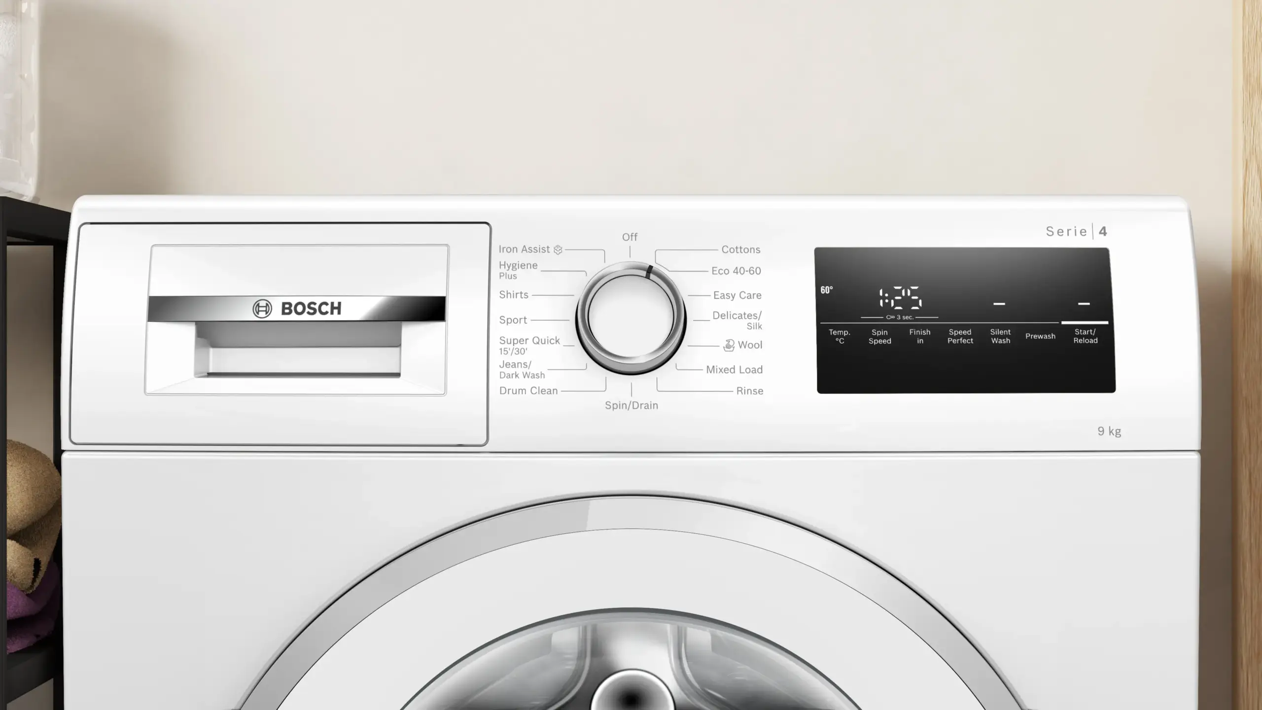 Bosch Series 4 WAN28255GB 9kg Washing Machine with 1400 rpm - White - Image 3