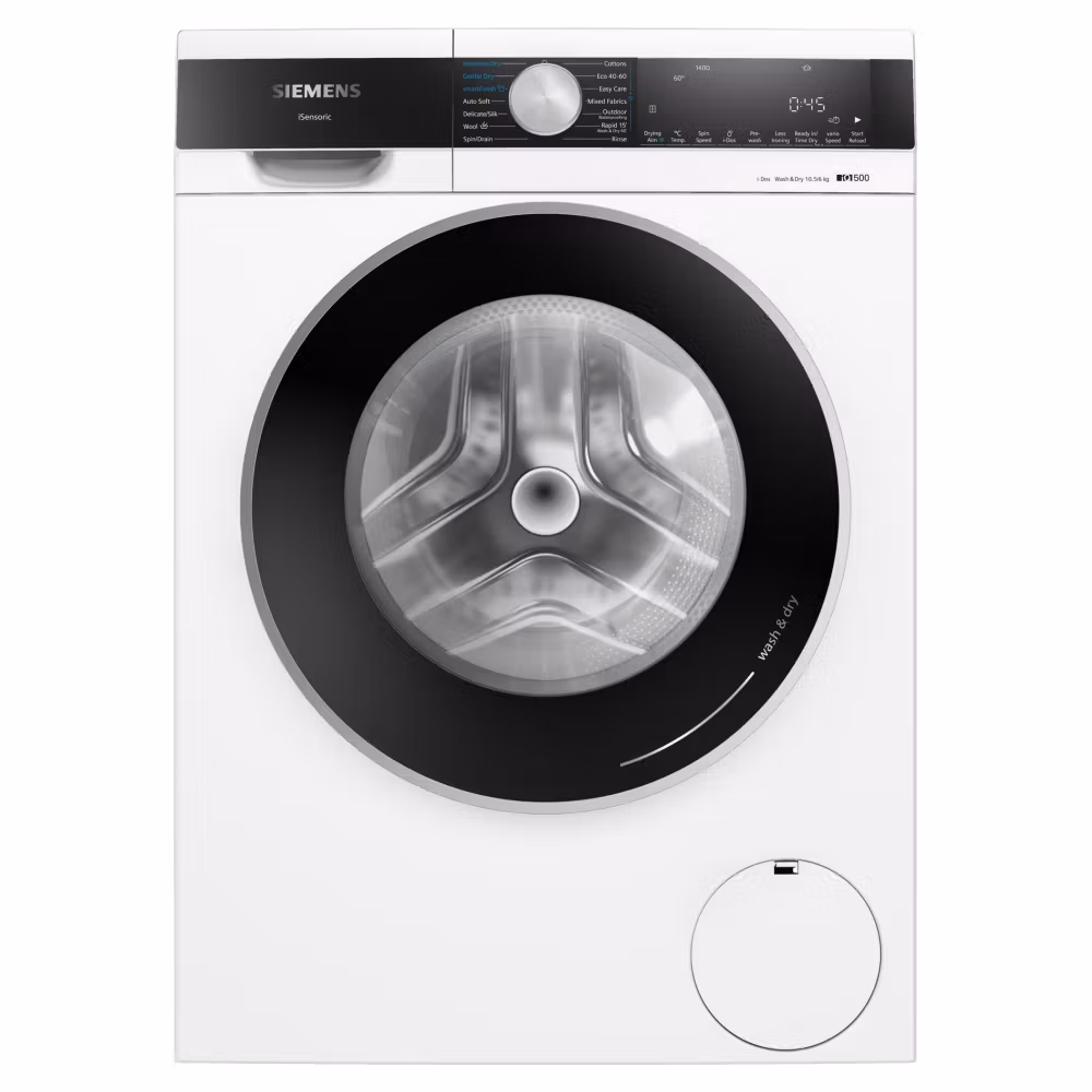 Siemens IQ-500 i-Dos™ WN54G1A1GB 10.5Kg / 6Kg Washer Dryer with 1400 rpm - White