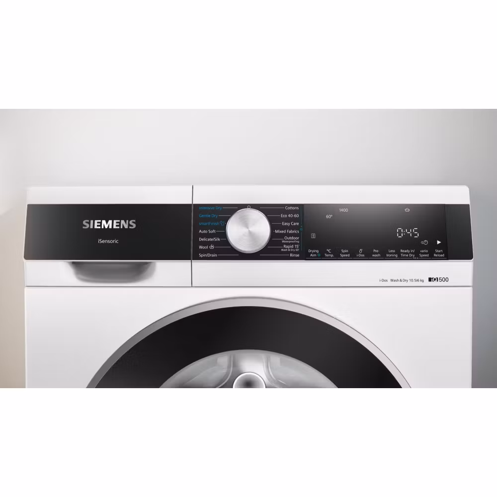 Siemens IQ-500 i-Dos™ WN54G1A1GB 10.5Kg / 6Kg Washer Dryer with 1400 rpm - White - Image 4