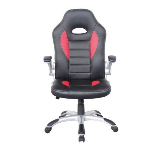 Talladega--Racing-Chair--Black-&-Red